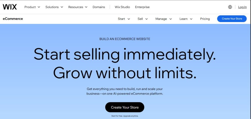 Wix eCommerce