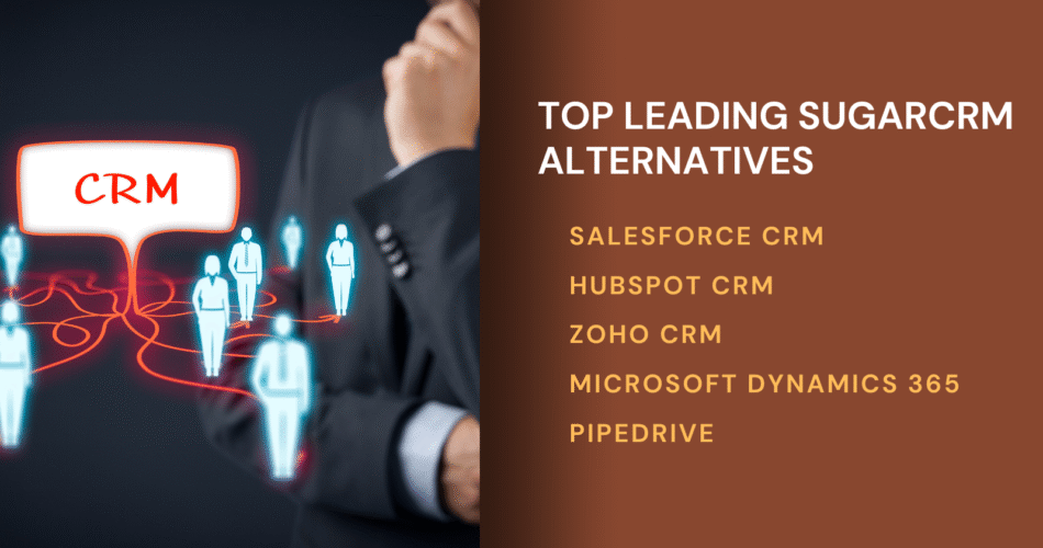 List of leading CRM platforms as SugarCRM alternatives