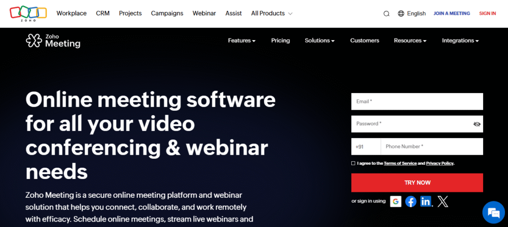 Zoho-Meeting