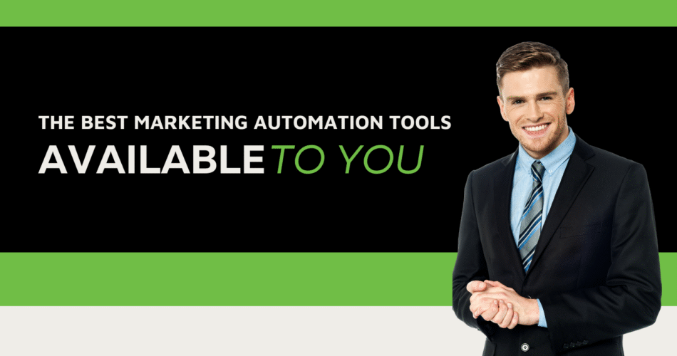 Professional man promoting automation tools