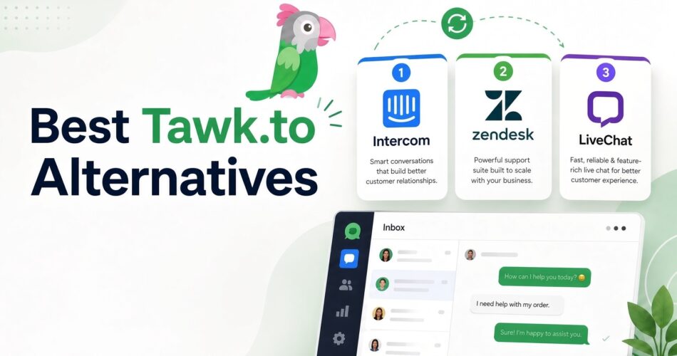 Top 3 Best Tawk.to Alternatives for Enhanced Chat Support