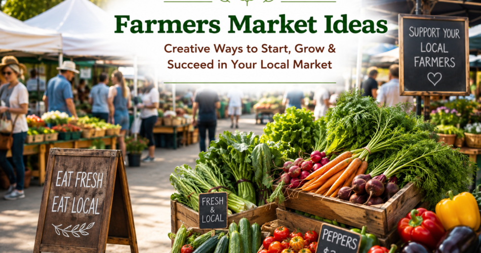 FARMERS MARKET IDEAS