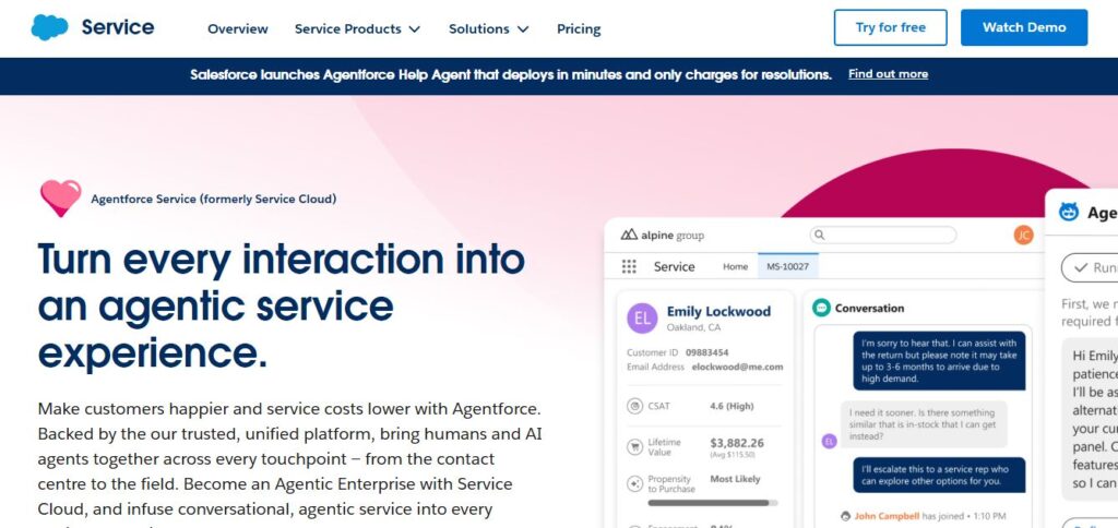 Salesforce Service Cloud