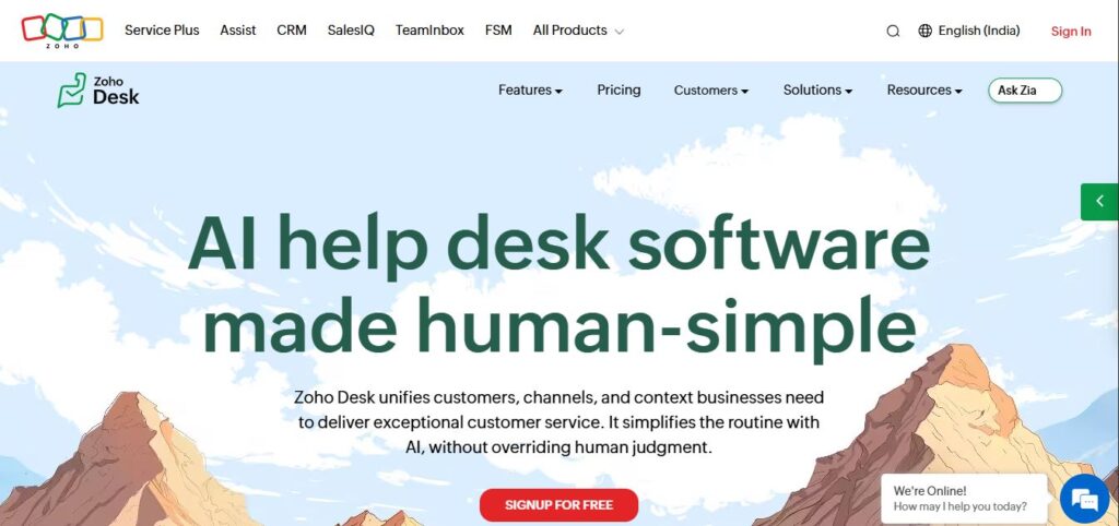 Zoho Desk