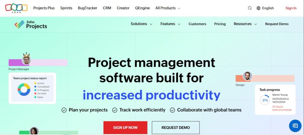 zoho projects