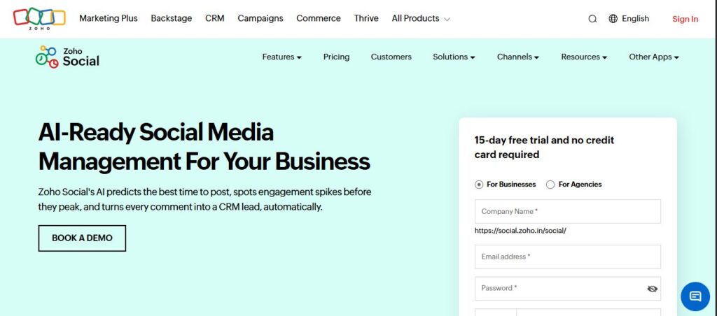 Zoho Social